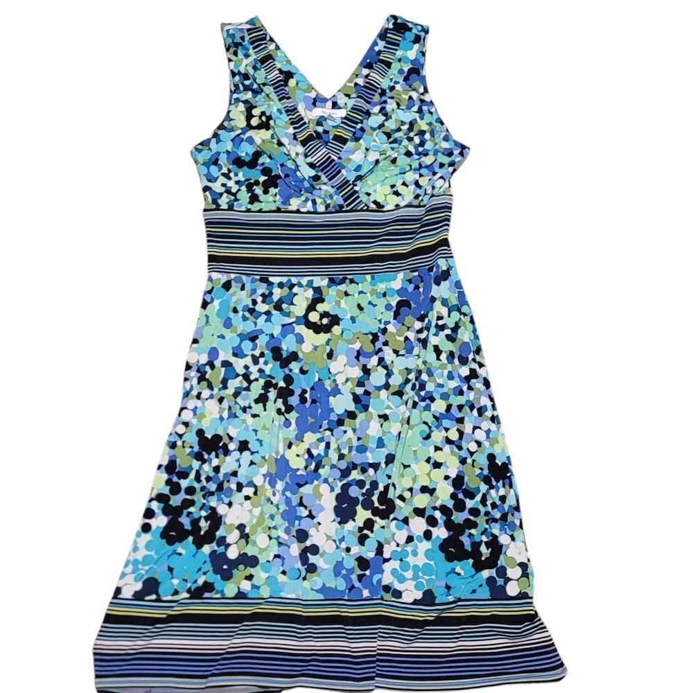 Blue Floral Empire II Summer Dress
